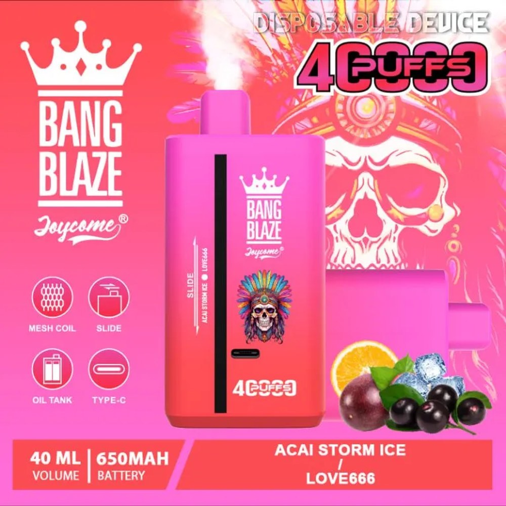 Bang Blaze 40K - Acai Storm Ice / Love 66