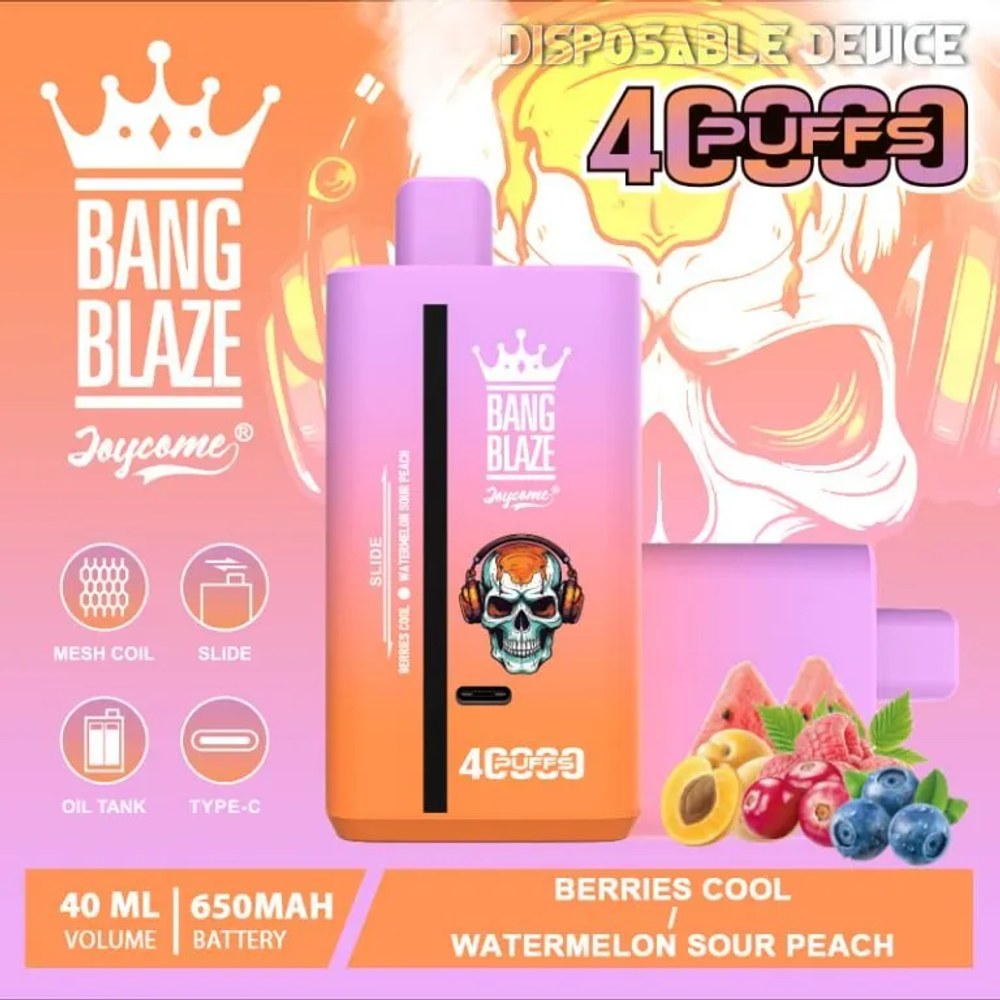 Bang Blaze 40K - Berries Cool / Watermelon Sour Peach