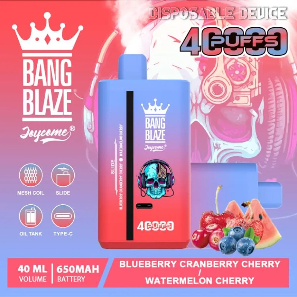 Bang Blaze 40K - Blueberry Cranberry Cherry / Watermelon Cherry