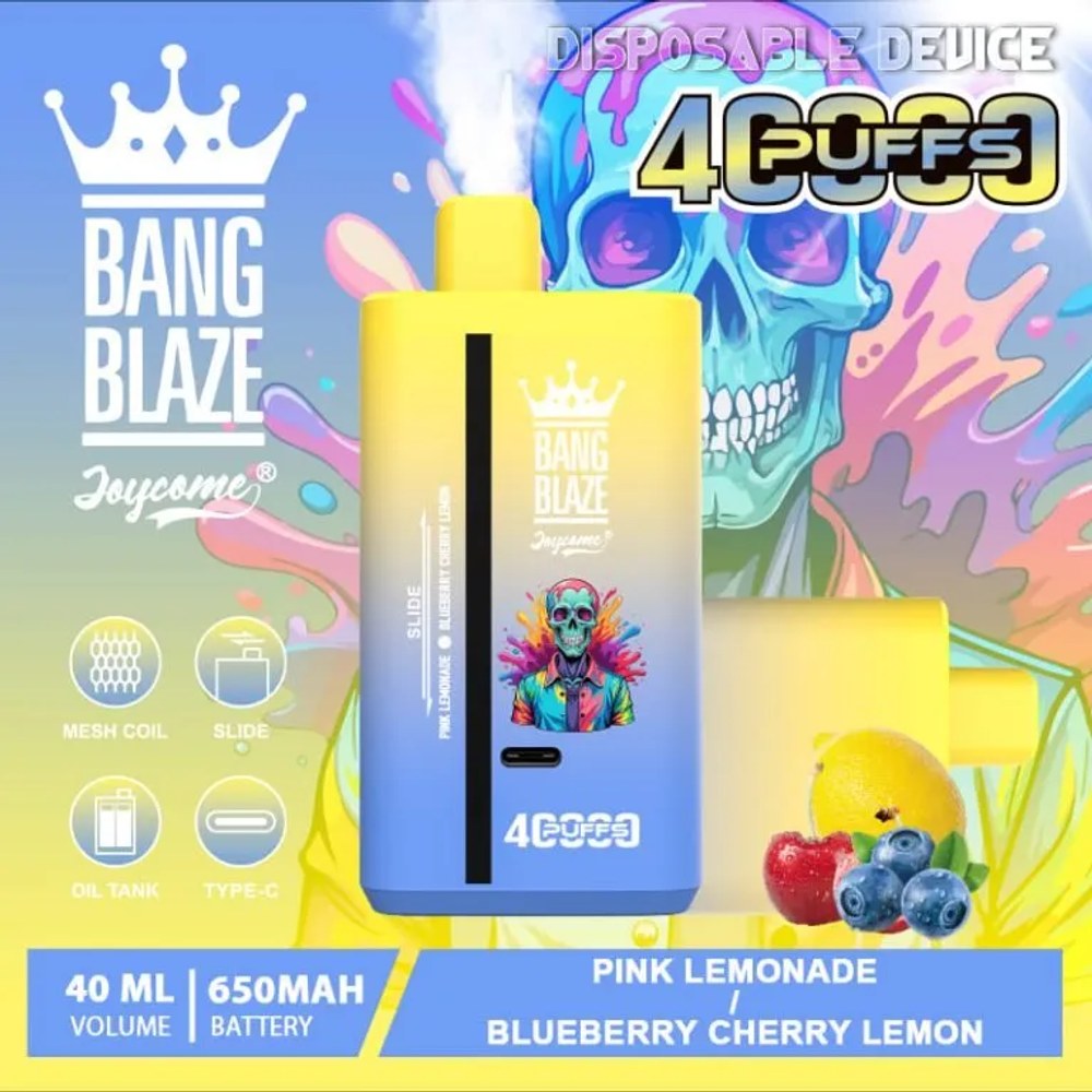Bang Blaze 40K - Pink Lemonade / Blueberry Cherry Lemon