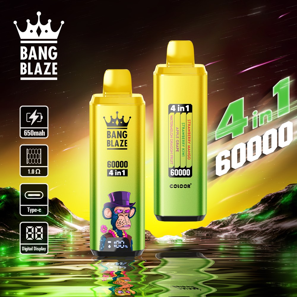 Bang Blaze 60K - Energy Drink / Blueberry Watermelon / Sour Apple Raspberry / Gummy Bear
