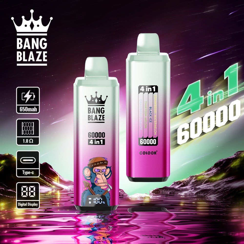 Bang Blaze 60K - Strawberry Mango / Watermelon Bubble Gum / Red Mojito / Love 66