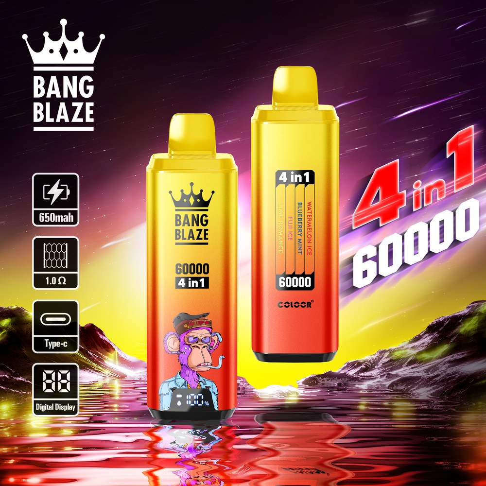 Bang Blaze 60K - Strawberry Watermelon / Black Ice / Thirteen Melon / Cranberry Grape