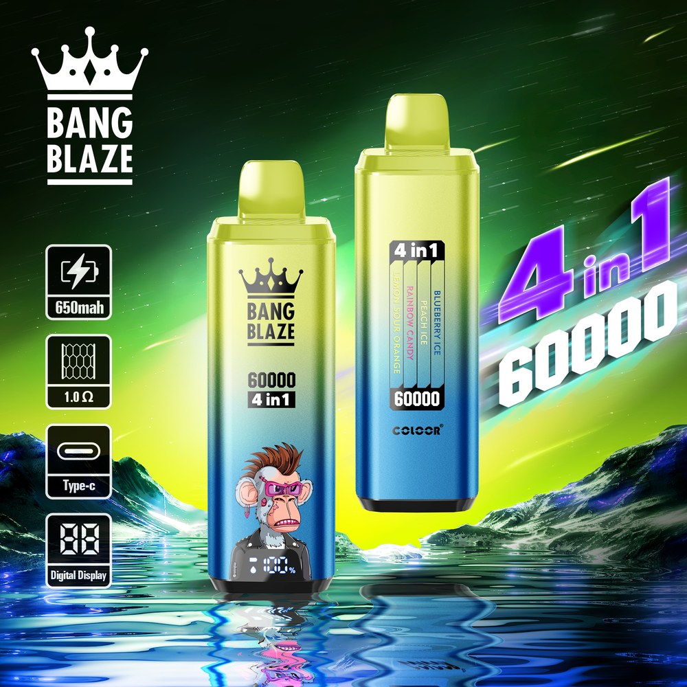 Bang Blaze 60K - Watermelon Ice / Blueberry Mint / Fuji Ice / Lime Romance