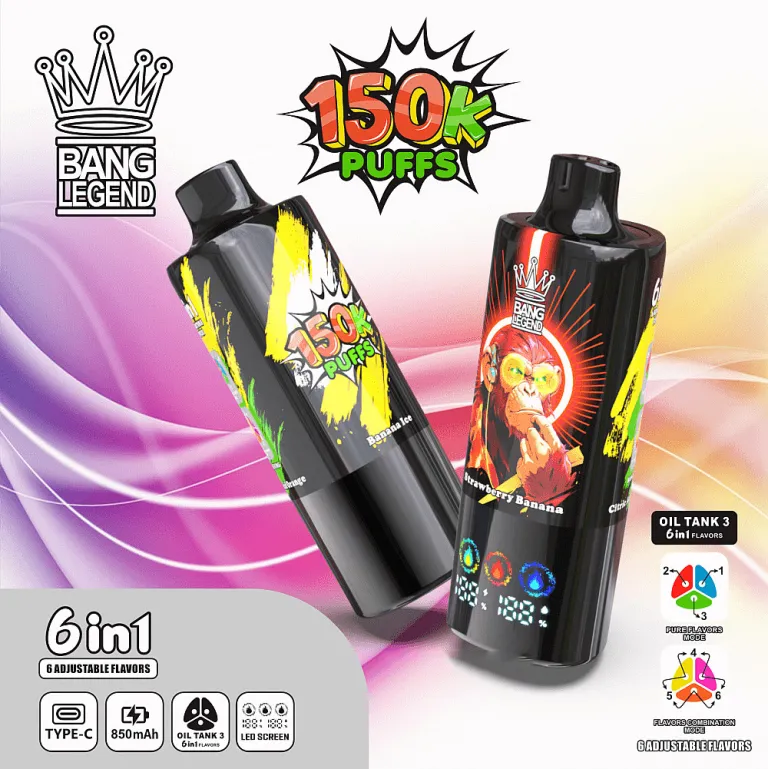 Bang Legend 150K - Banana Ice + Strawberry Banana + Citric Acid Orange