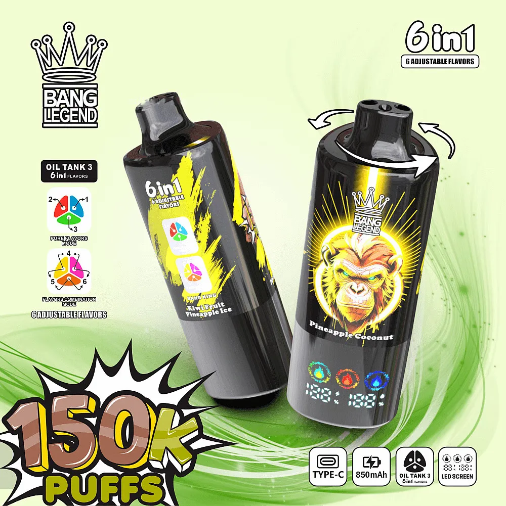 Bang Legend 150K - Pineapple Ice + Pineapple Coconut + Kiwi Fruit Pineapple Ice