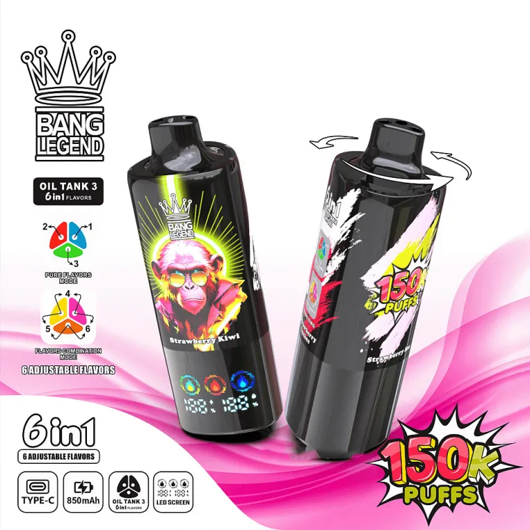 Bang Legend 150K - Strawberry Ice + Strawberry Kiwi + Strawberry Lychee