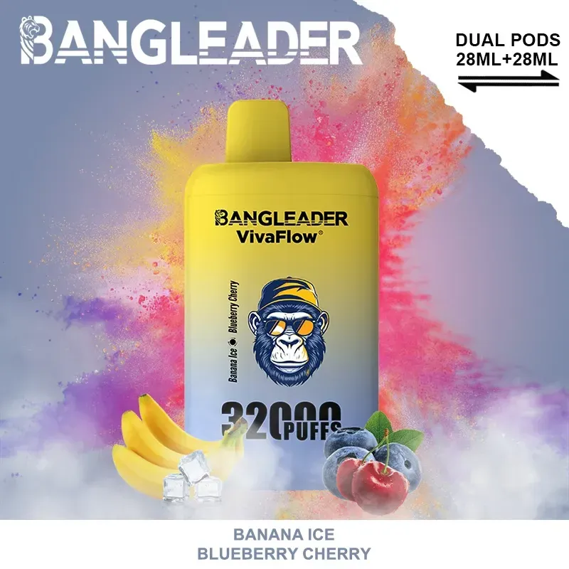 Bang Leader 32K - Banana Ice & Blueberry Cherry