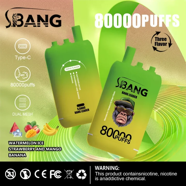 Bang Leader 80K - Watermelon Ice + Strawberry And Mango + Banana