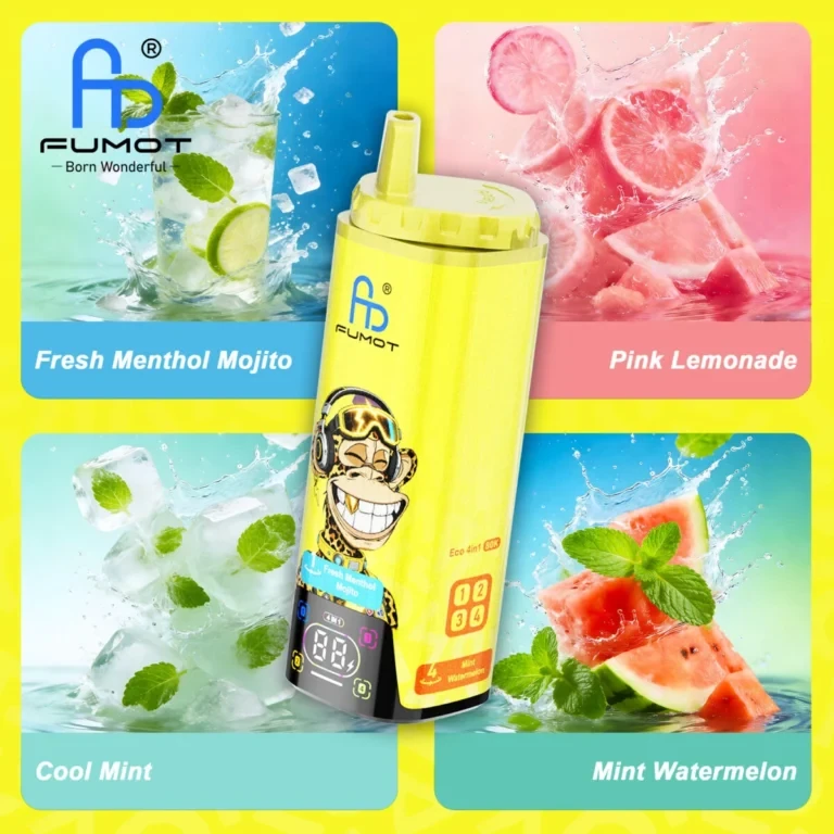 Fumot ECO 4in1 80K - Fresh Menthol Mojito / Pink Lemonade / Cool Mint / Mint Watermelon