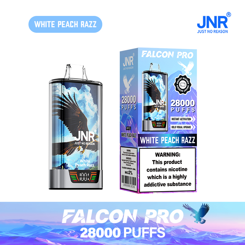 JNR Falcon Pro 28000 - White Peach Razz