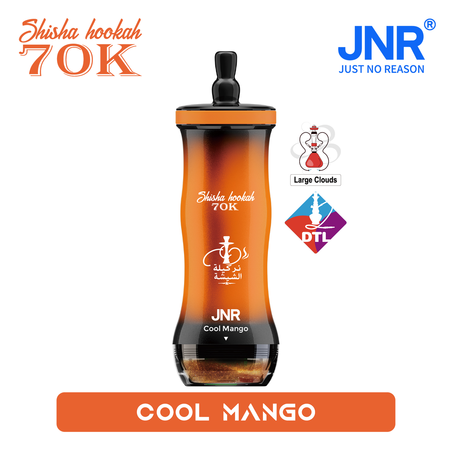JNR Shisha Hookah 70K - Cool Mango