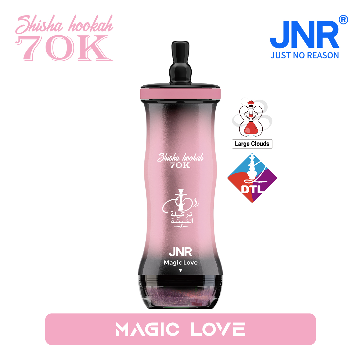 JNR Shisha Hookah 70K - Magic Love