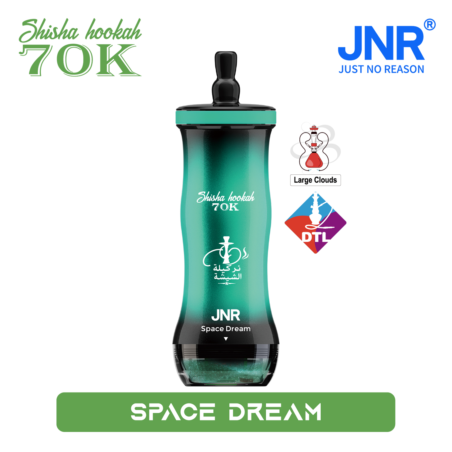 JNR Shisha Hookah 70K - Space Dream