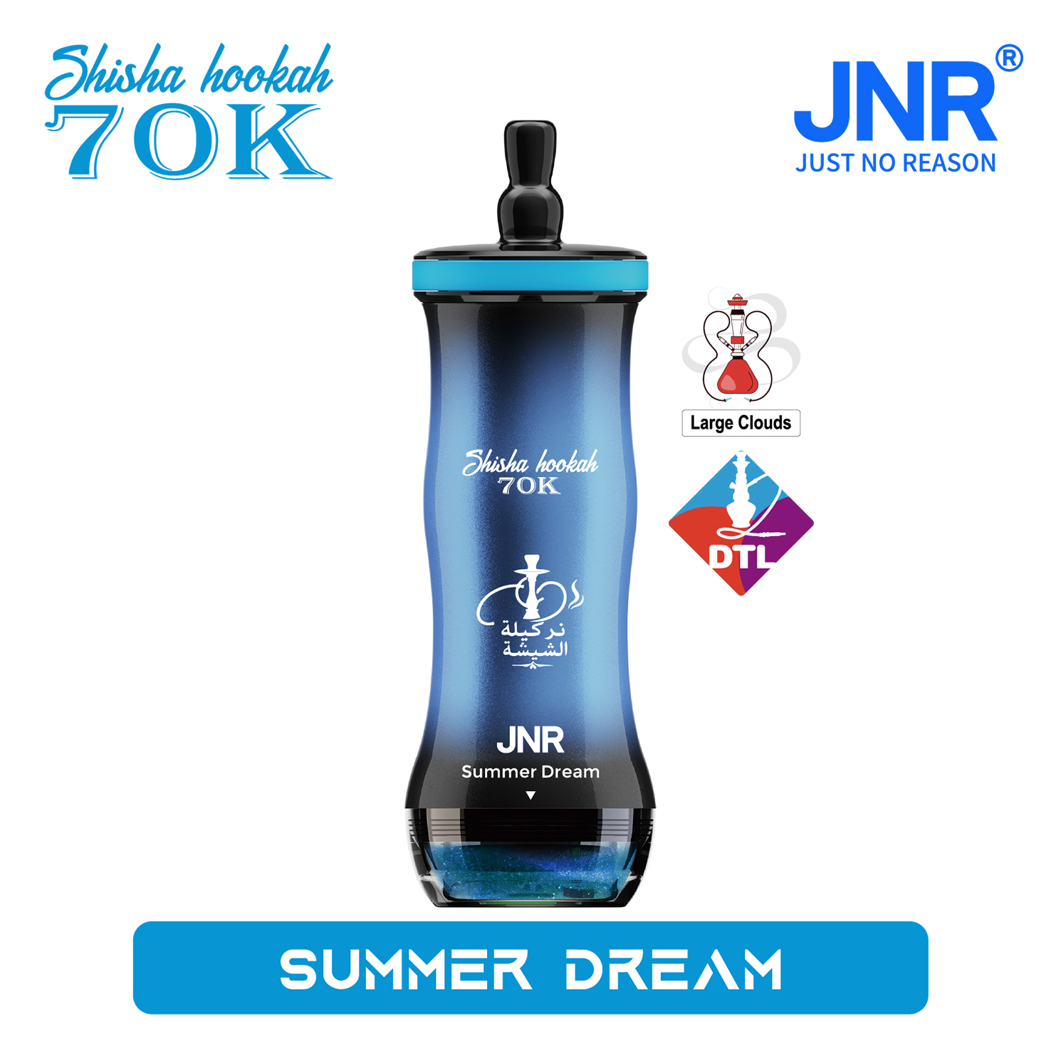 JNR Shisha Hookah 70K - Summer Dream