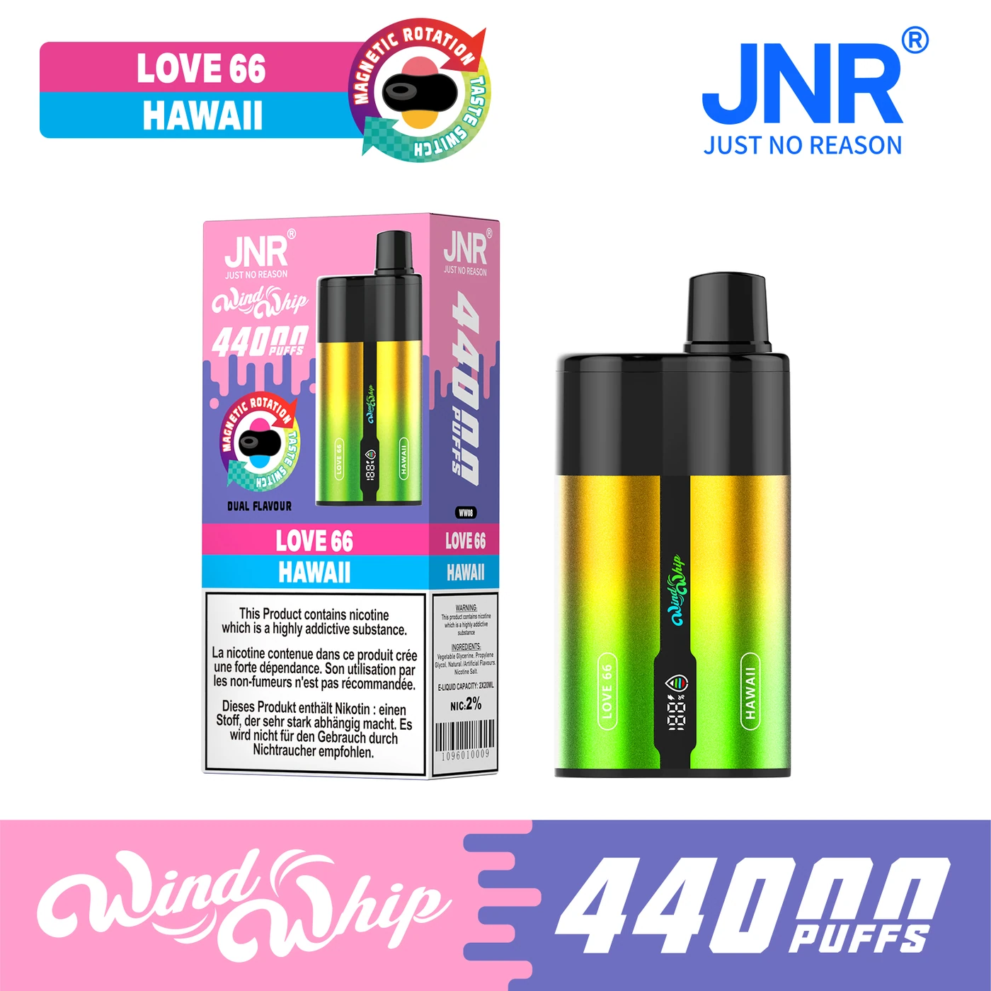 JNR WindWhip 44K - Love 66 & Hawaii