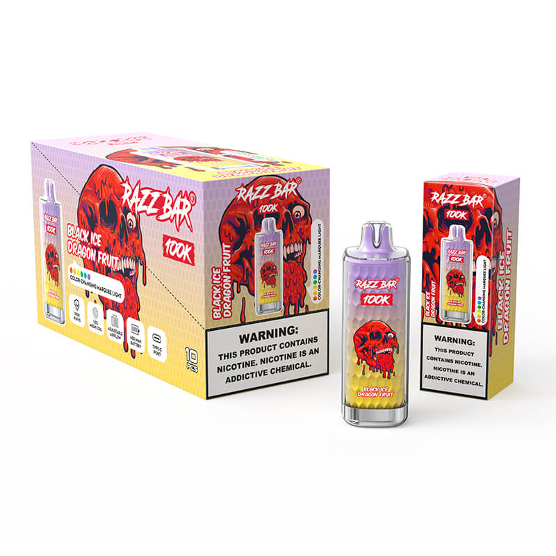 Razz Bar 100K - Black Ice Dragon Fruit