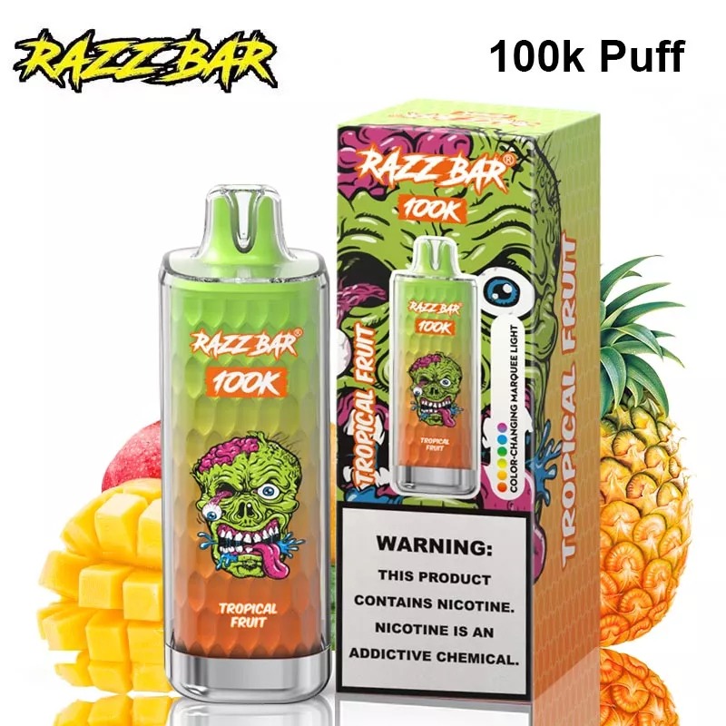 Razz Bar 100K - Tropical Fruit