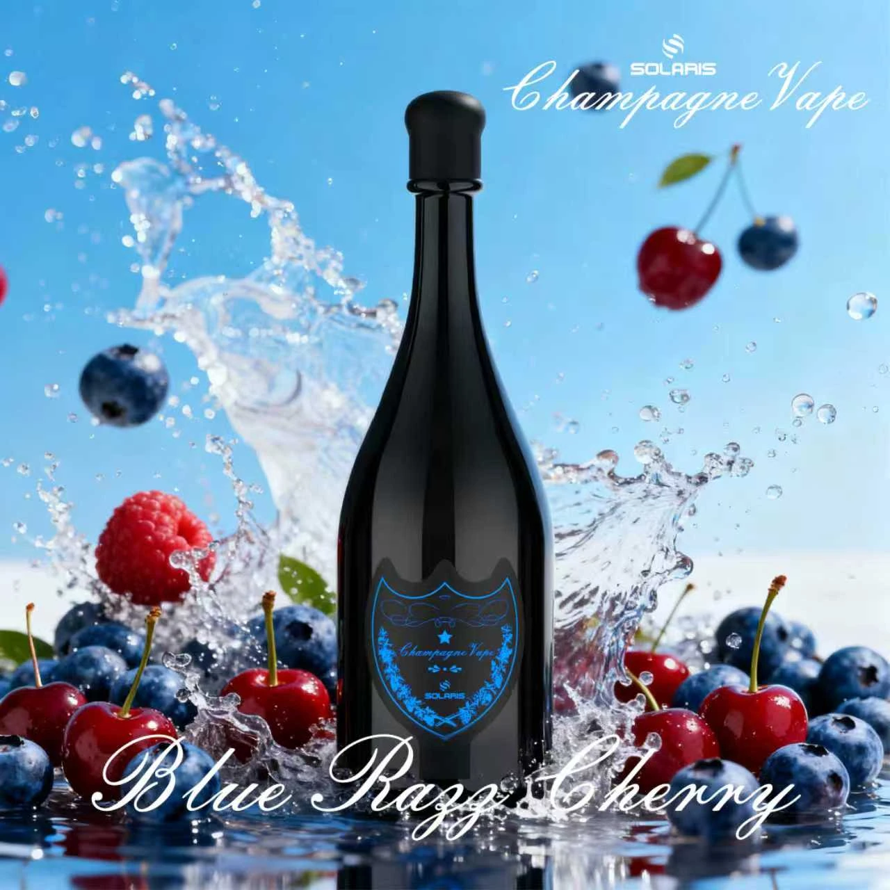 Solaris Champagne 30000 - Blue Razz Cherry