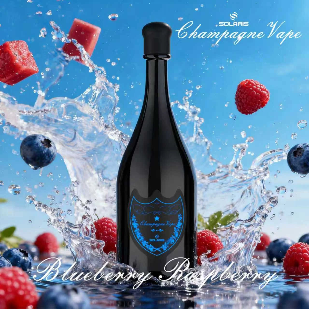 Solaris Champagne 30000 - Blueberry Raspberry