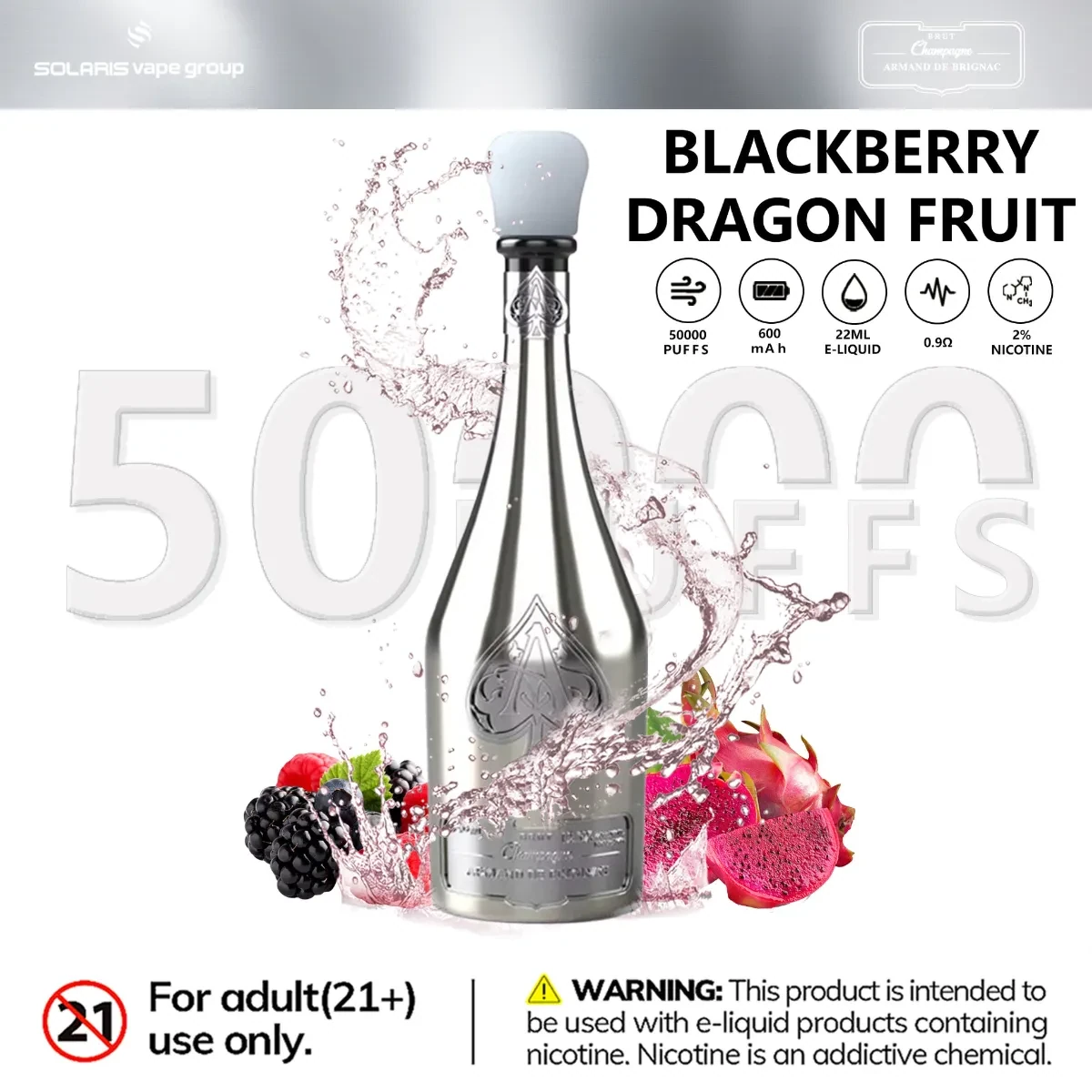 Solaris Champagne 50000 - Blackberry Dragon Fruit