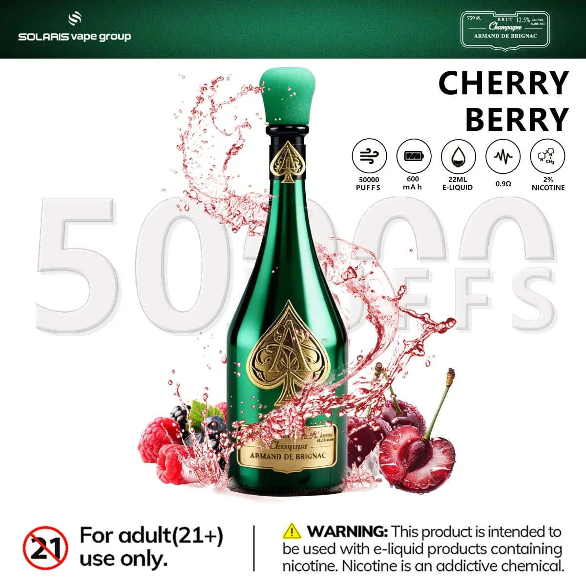 Solaris Champagne 50000 - Cherry Berry