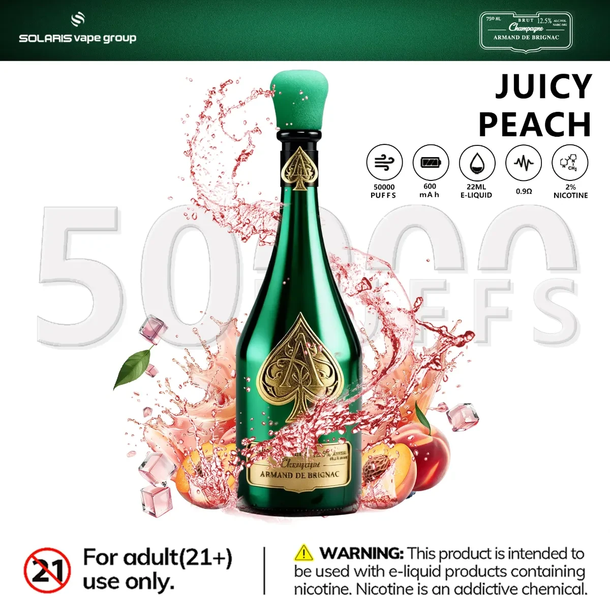 Solaris Champagne 50000 - Juicy Peach