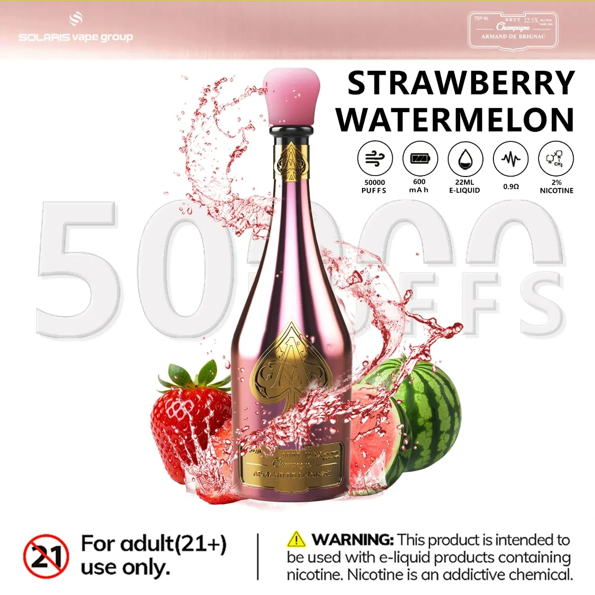 Solaris Champagne 50000 - Strawberry Watermelon
