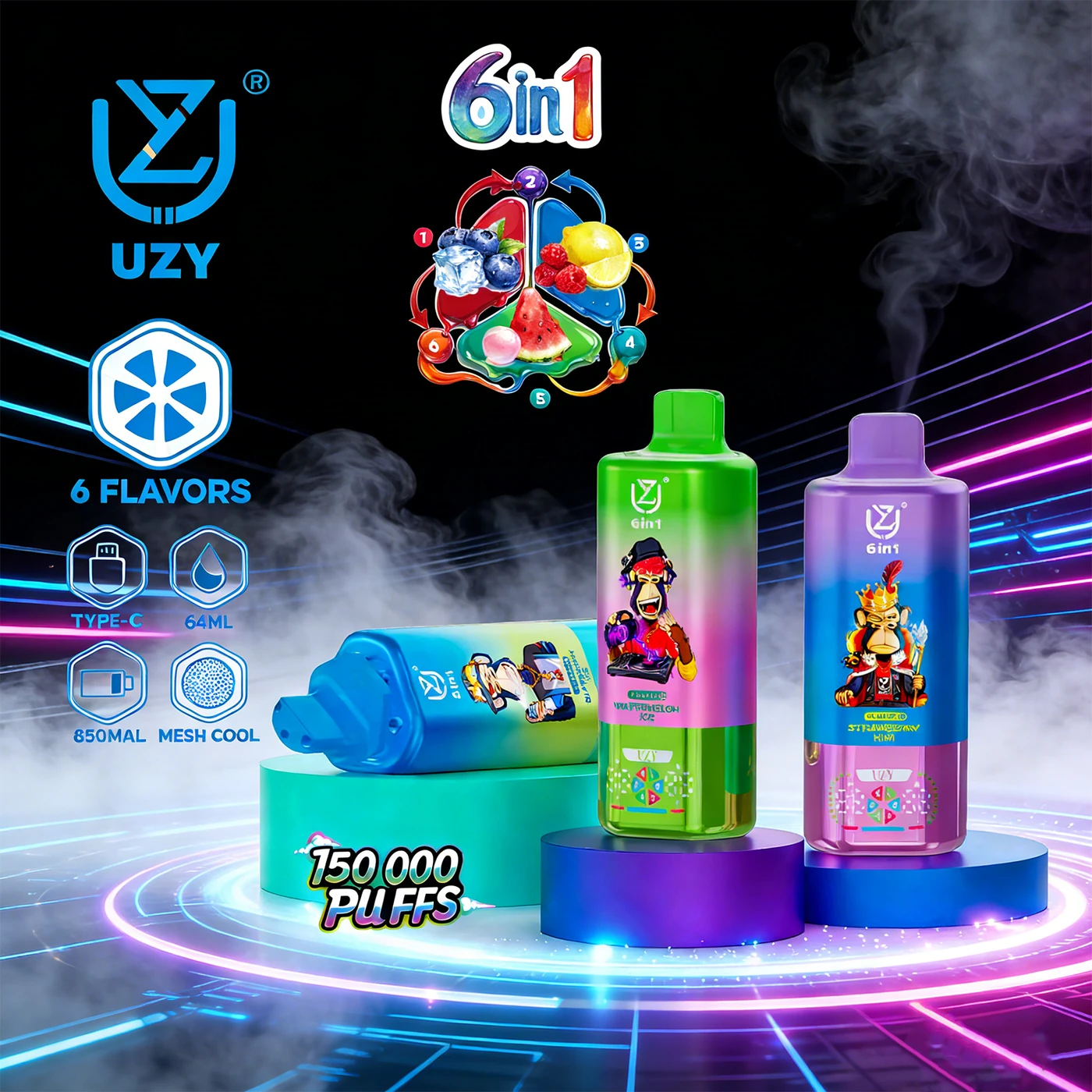UZY 6-en-1 150K -