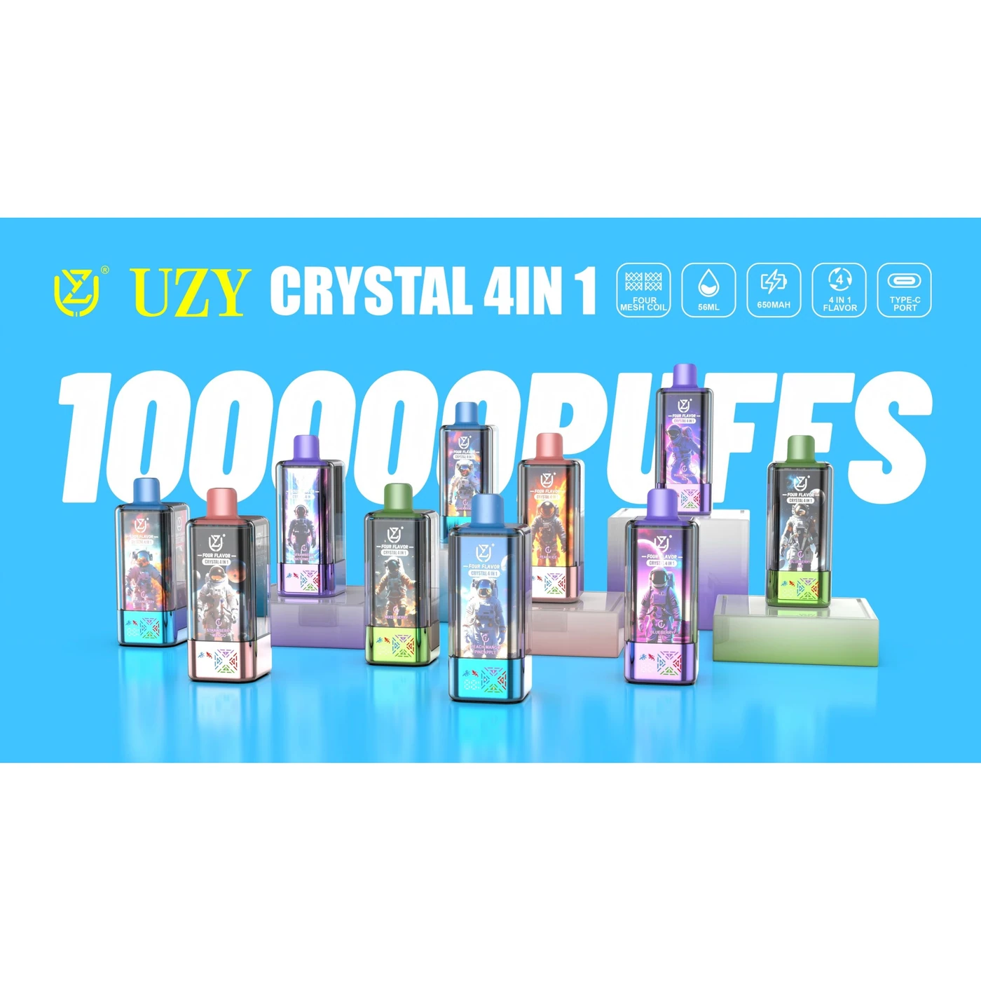 UZY Crystal 4-en-1 100K -
