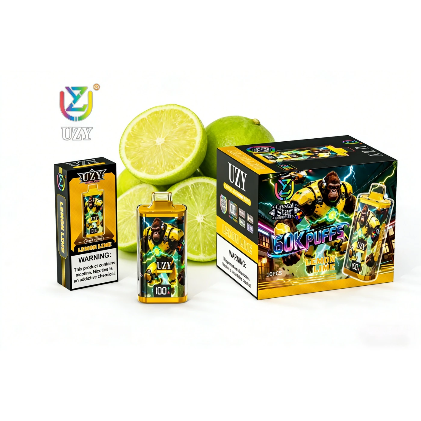 UZY Crystal Star 60000 - Lemon Lime