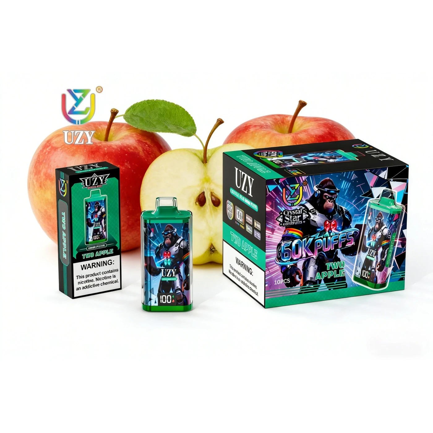 UZY Crystal Star 60000 - Two Apple