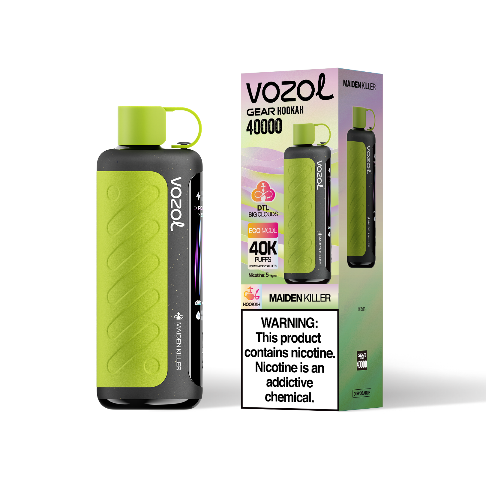 VOZOL Gear Hookah 40000 - Maiden Killer