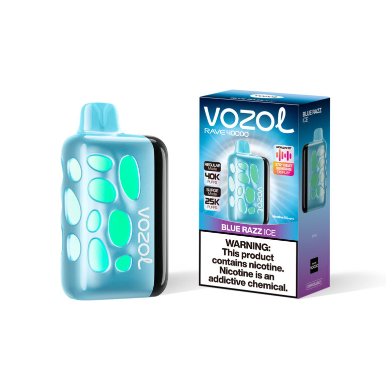 VOZOL RAVE 40000 - Blue Razz Ice