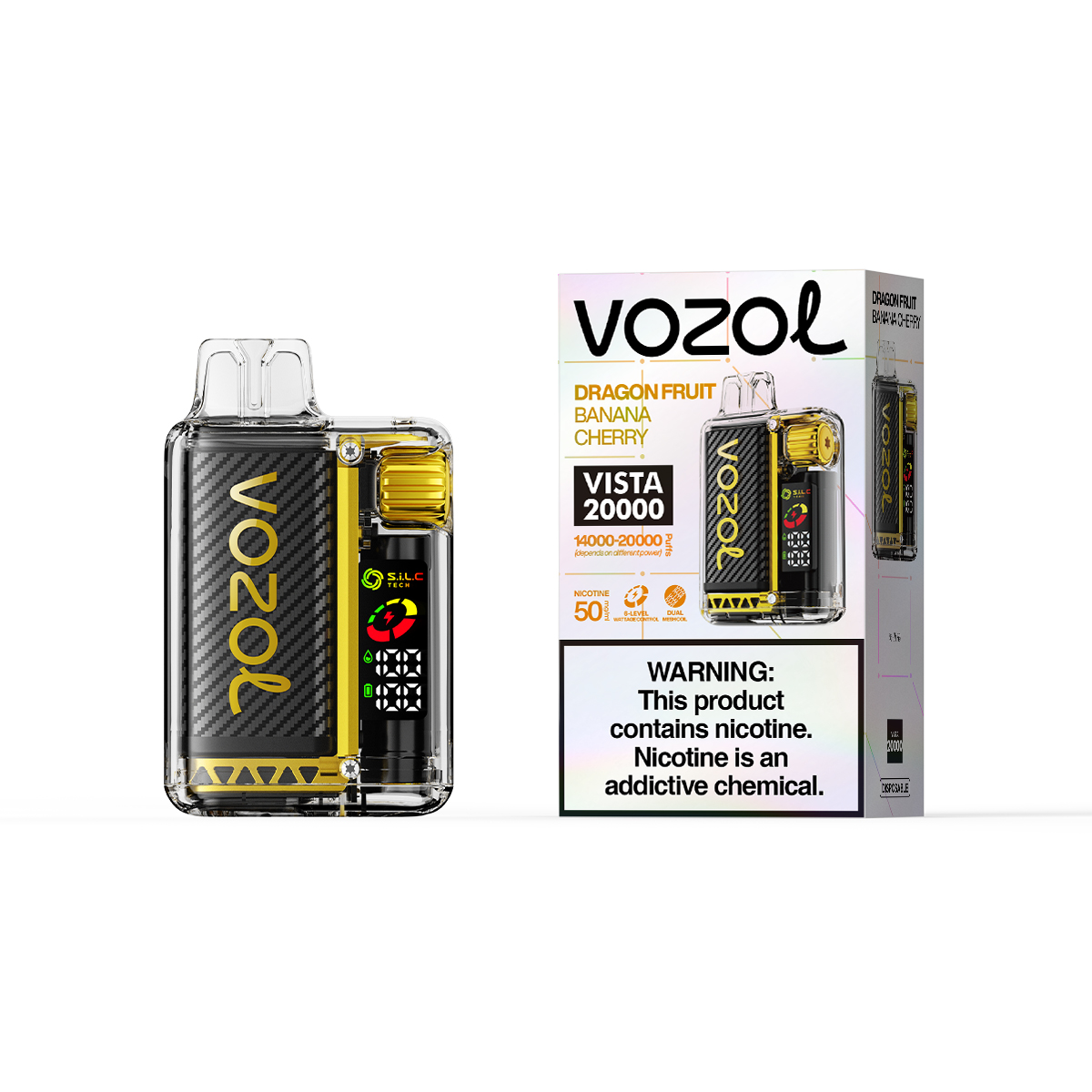 VOZOL Vista 20000 - Dragon Fruit Banana Cherry