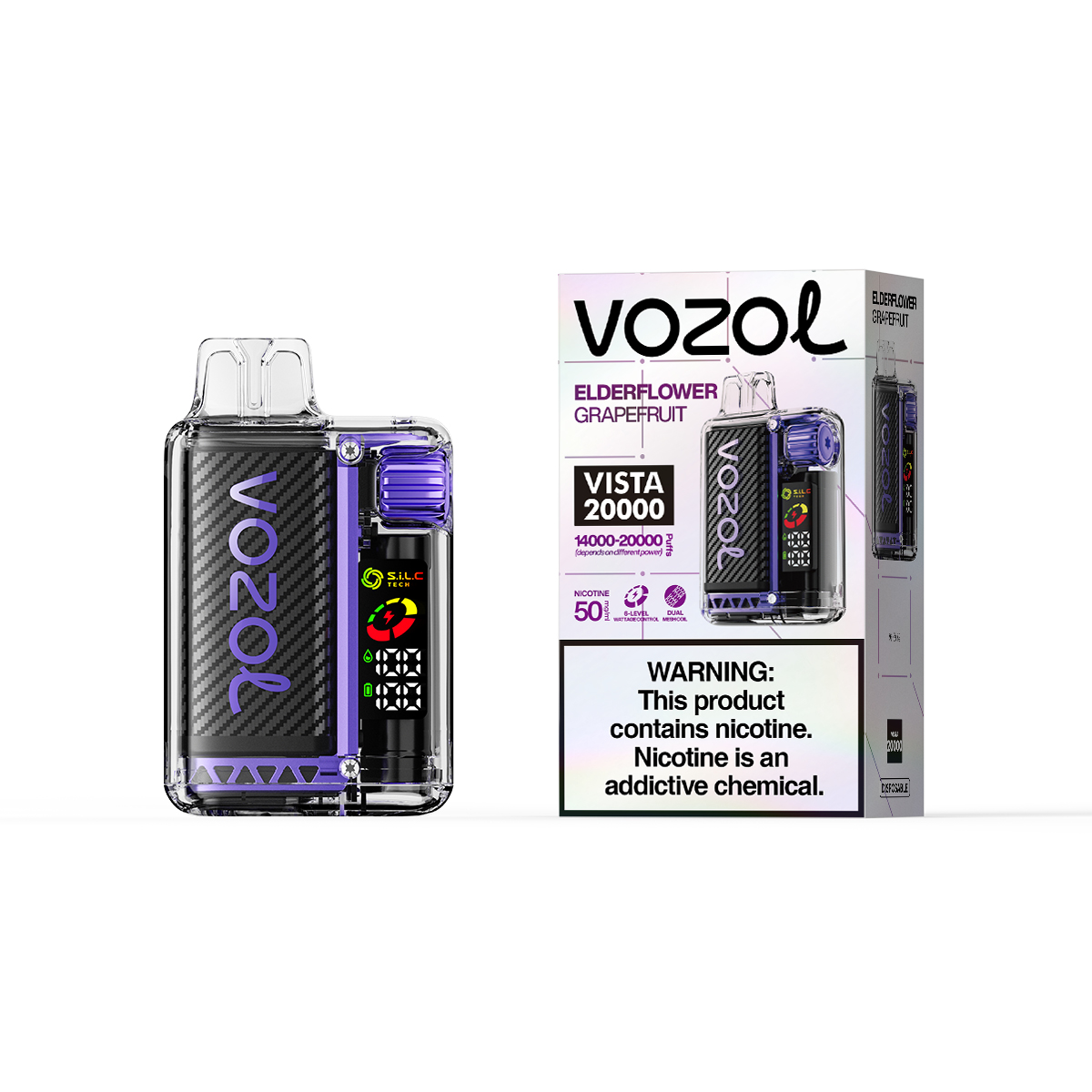 VOZOL Vista 20000 - Elderflower Grapefruit