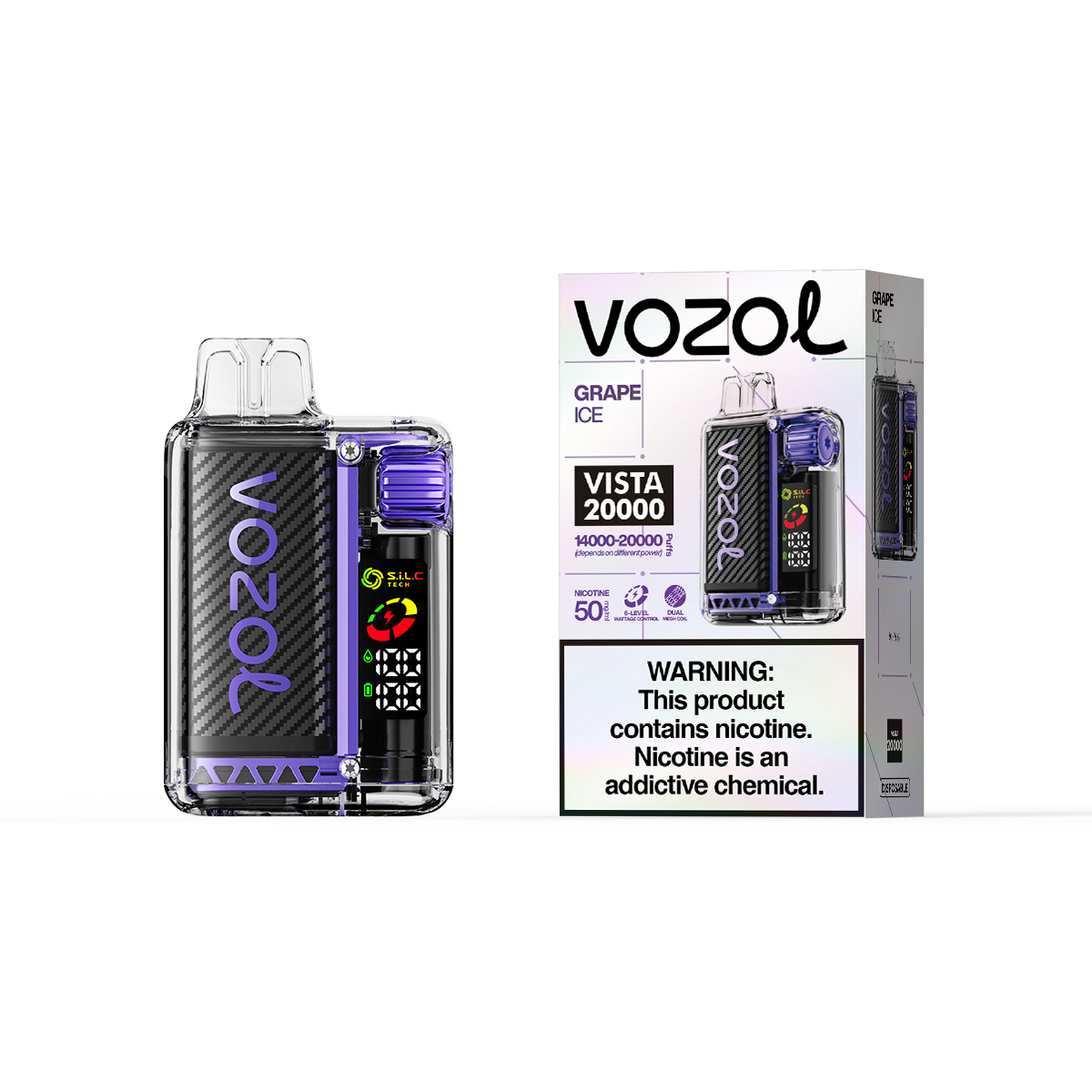 VOZOL Vista 20000 - Grape Ice