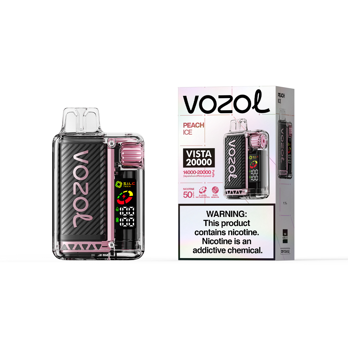 VOZOL Vista 20000 - Peach Ice