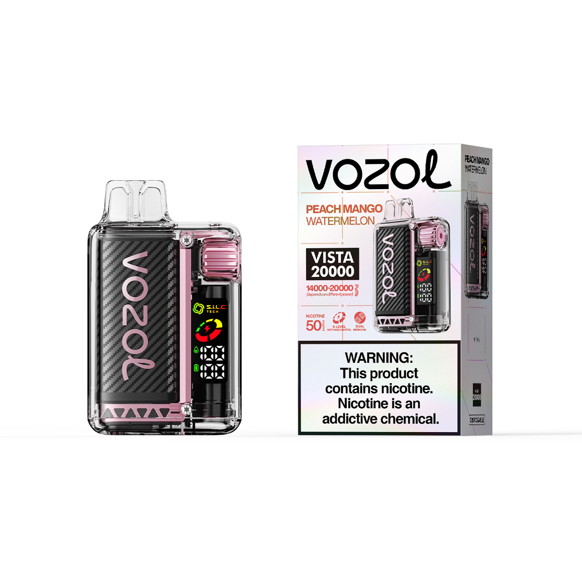 VOZOL Vista 20000 - Peach Mango Watermelon