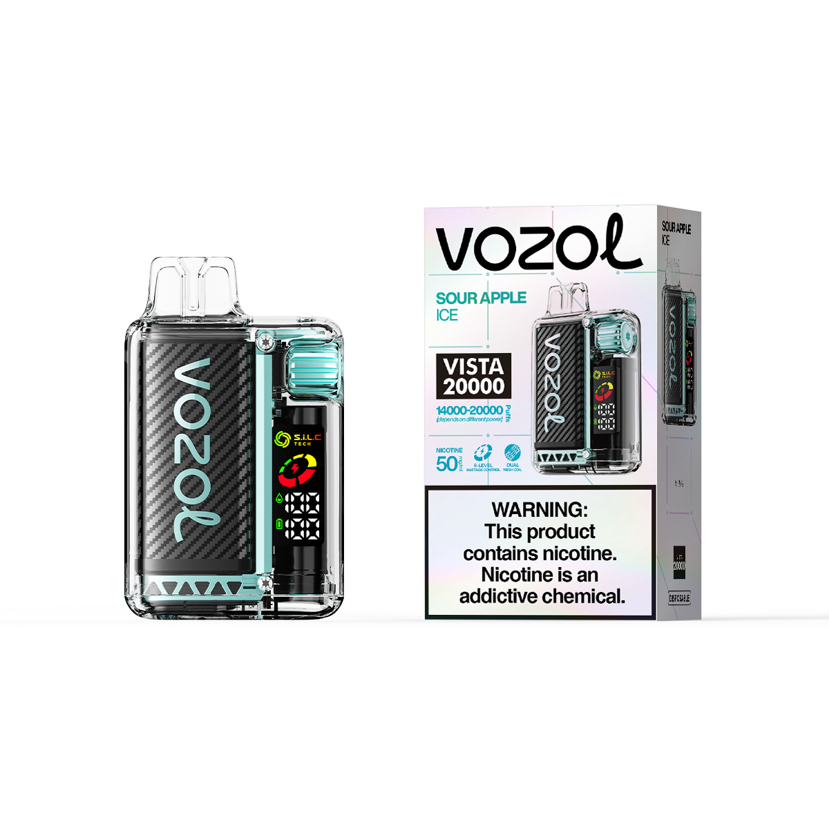 VOZOL Vista 20000 - Sour Apple Ice