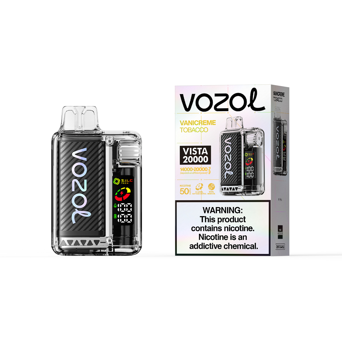 VOZOL Vista 20000 - Vanicreme Tobacco