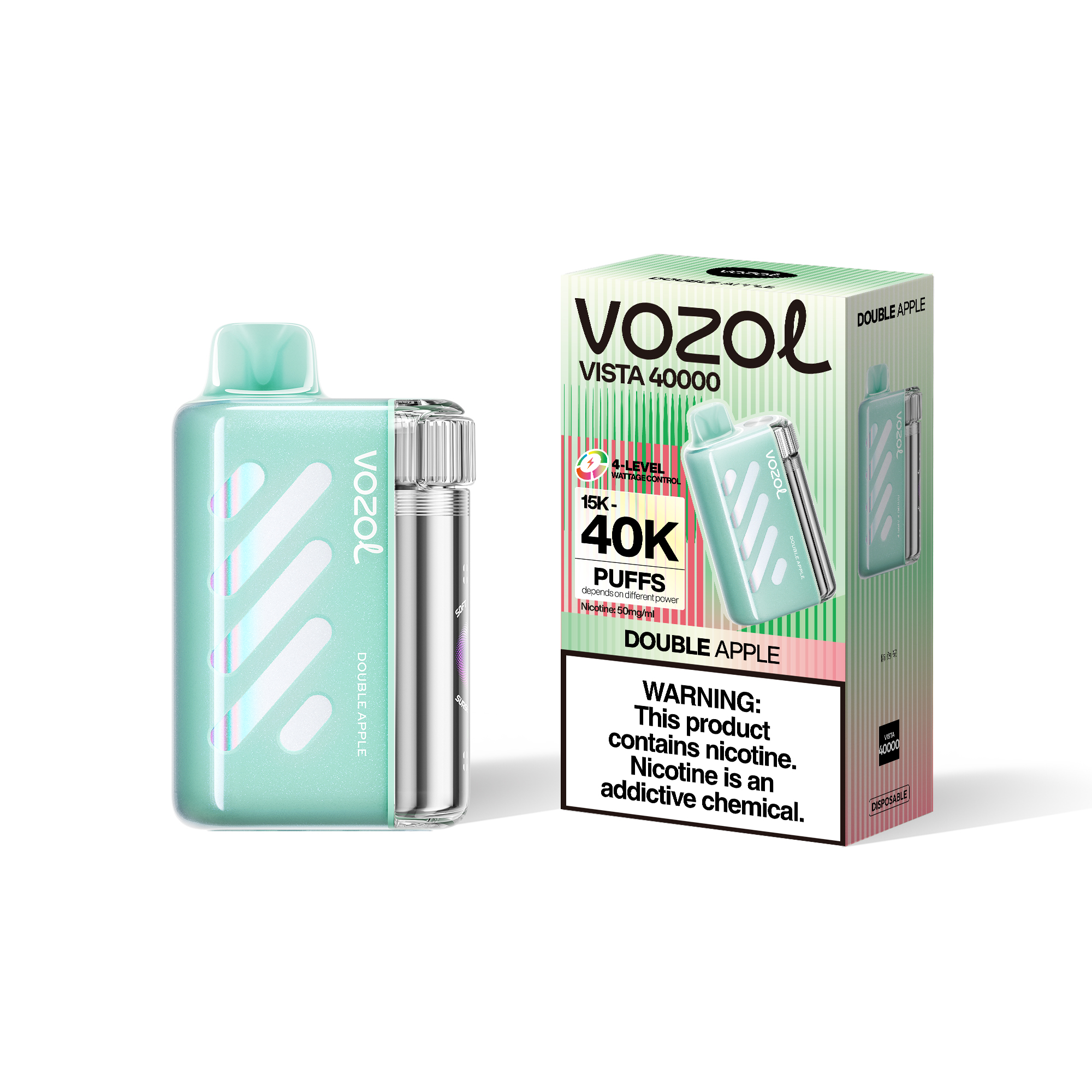 VOZOL Vista 40000 - Double Apple