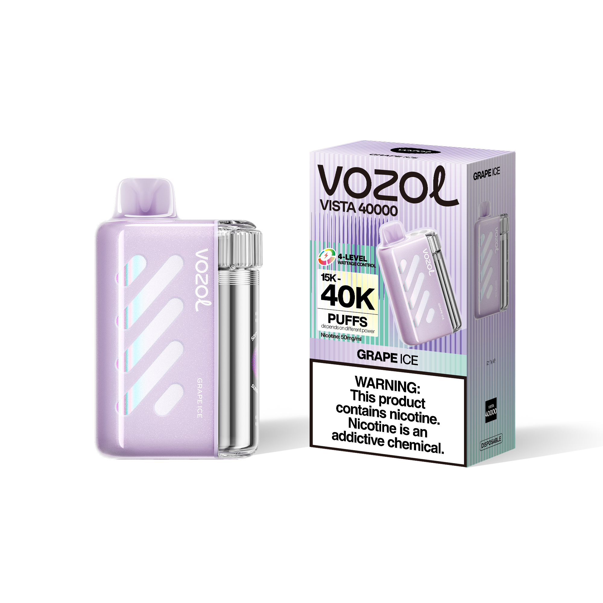 VOZOL Vista 40000 - Grape Ice