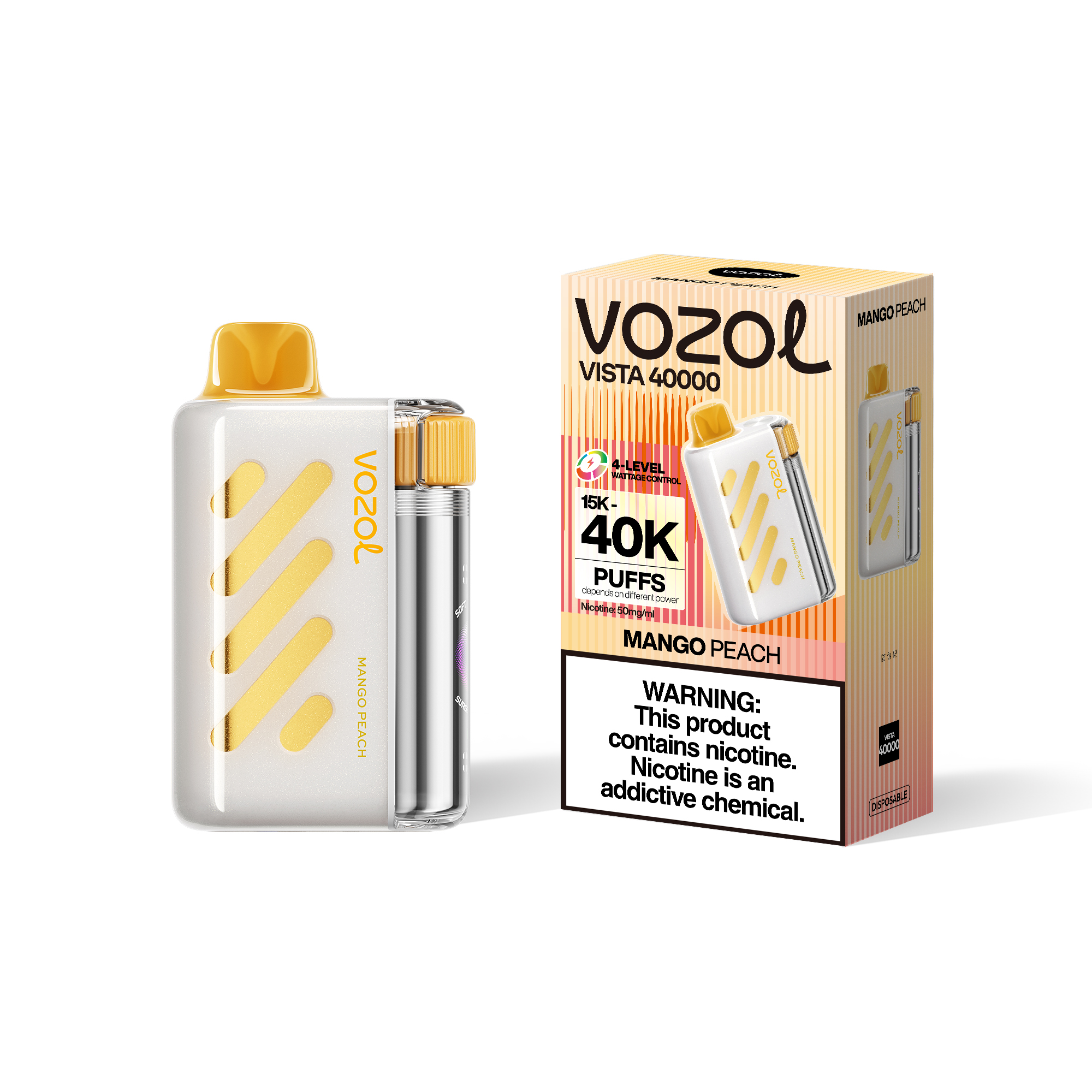 VOZOL Vista 40000 - Mango Peach