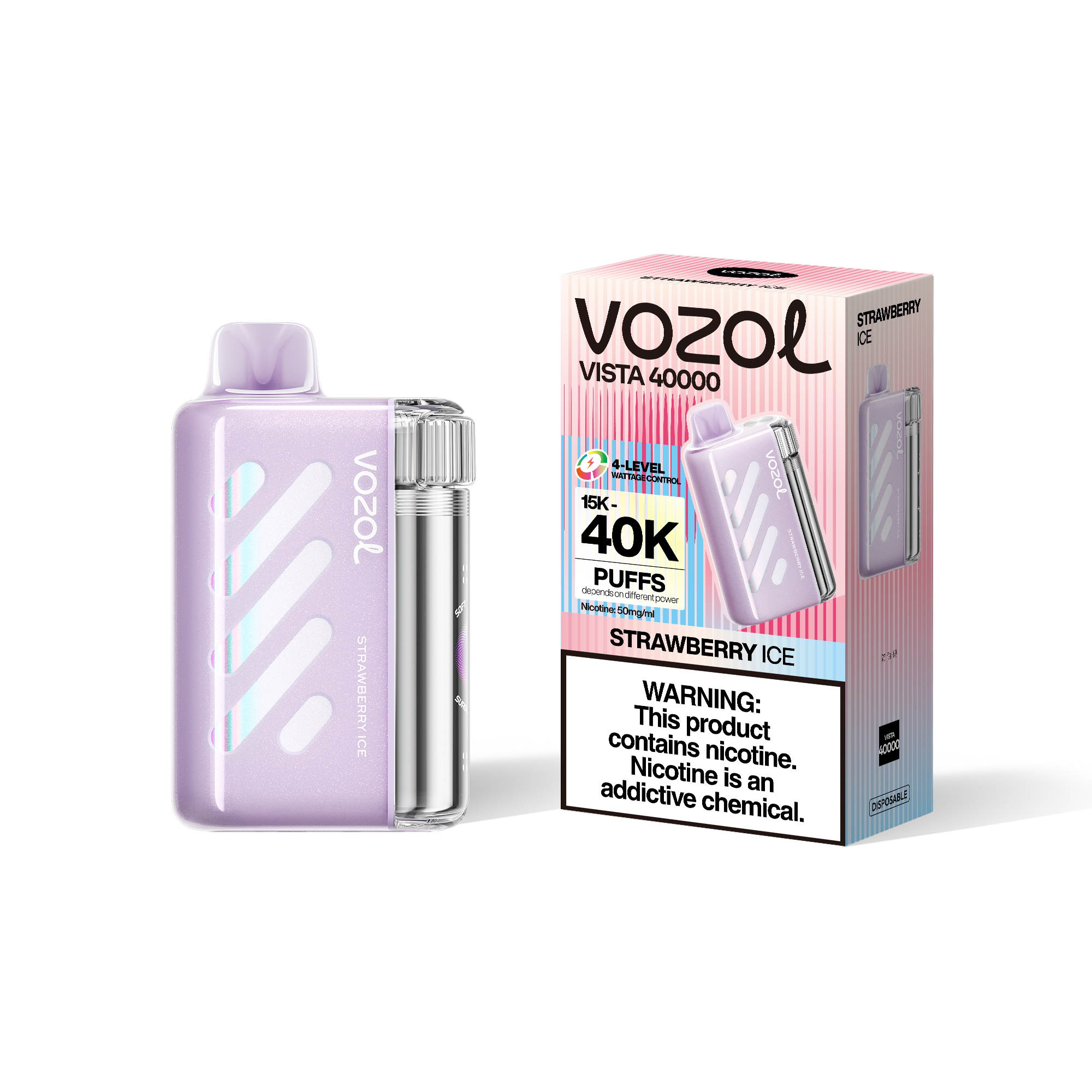 VOZOL Vista 40000 - Strawberry Ice