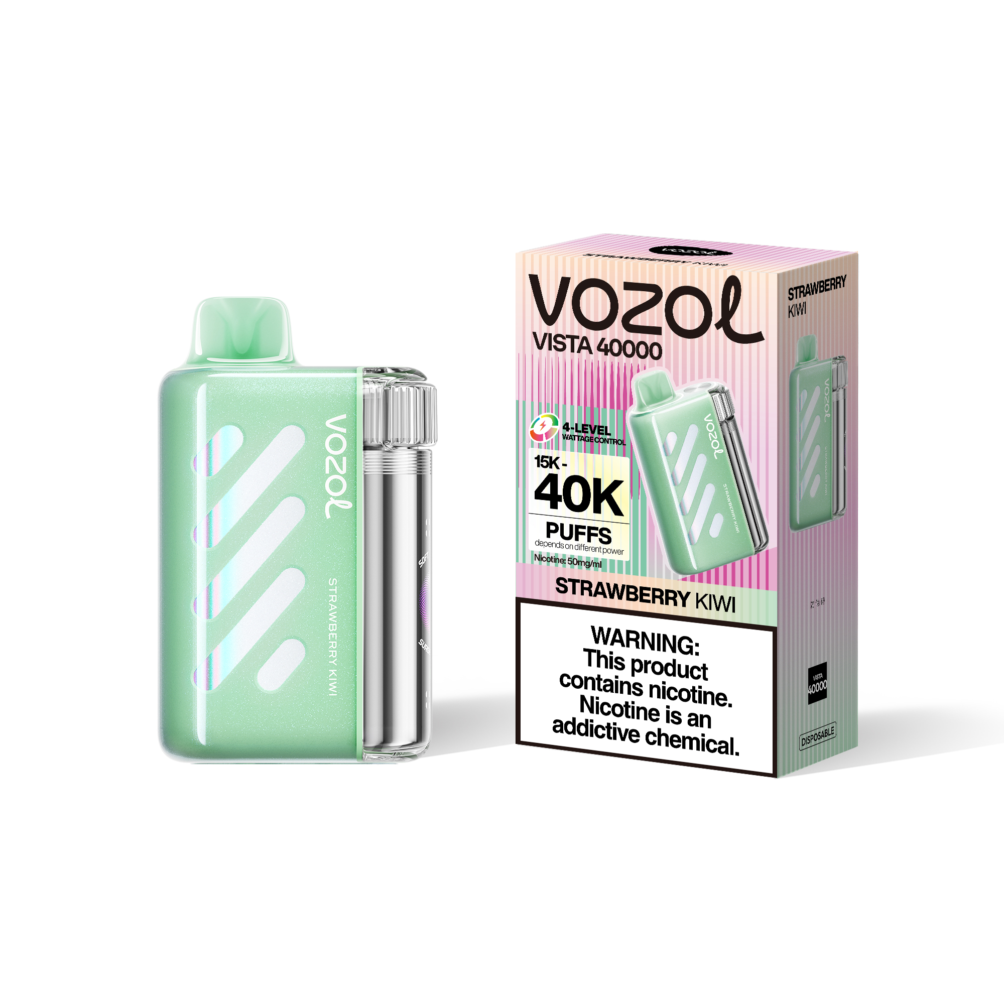 VOZOL Vista 40000 - Strawberry Kiwi