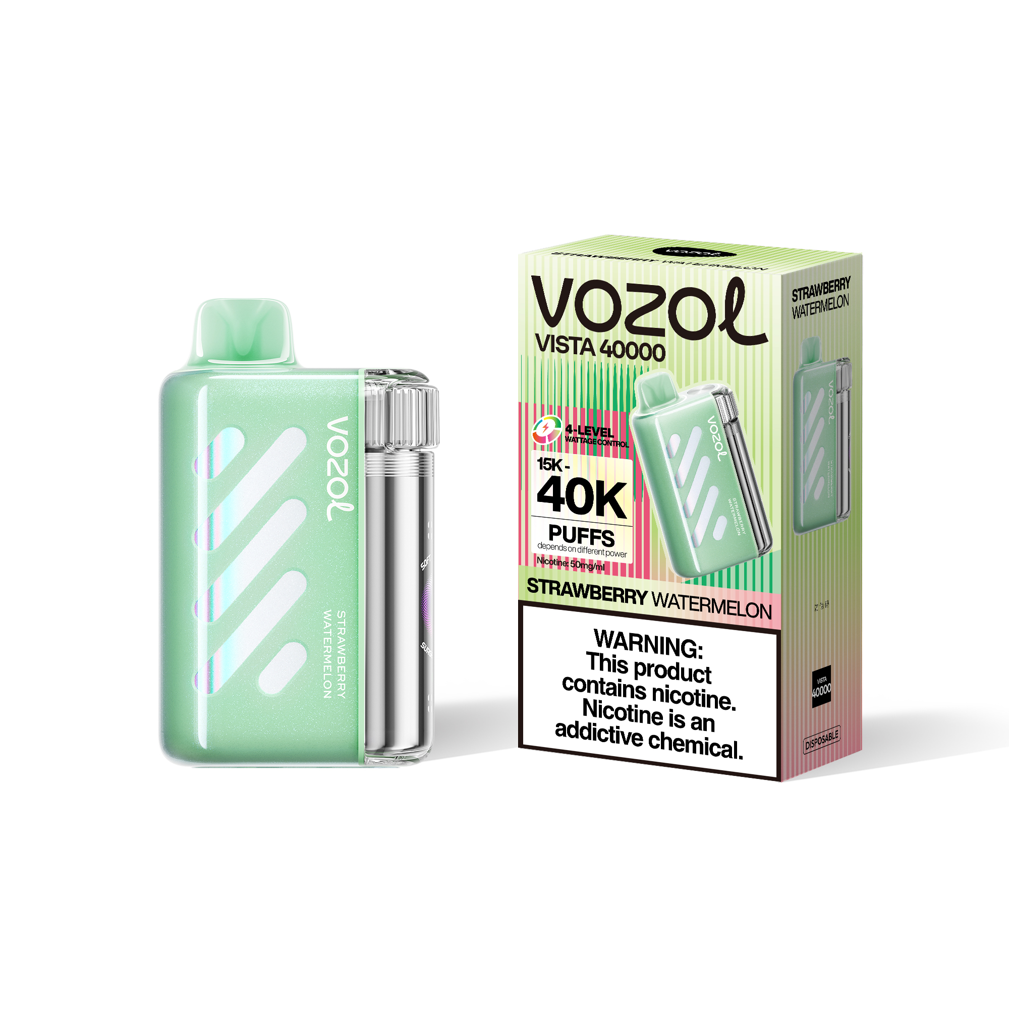 VOZOL Vista 40000 - Strawberry Watermelon