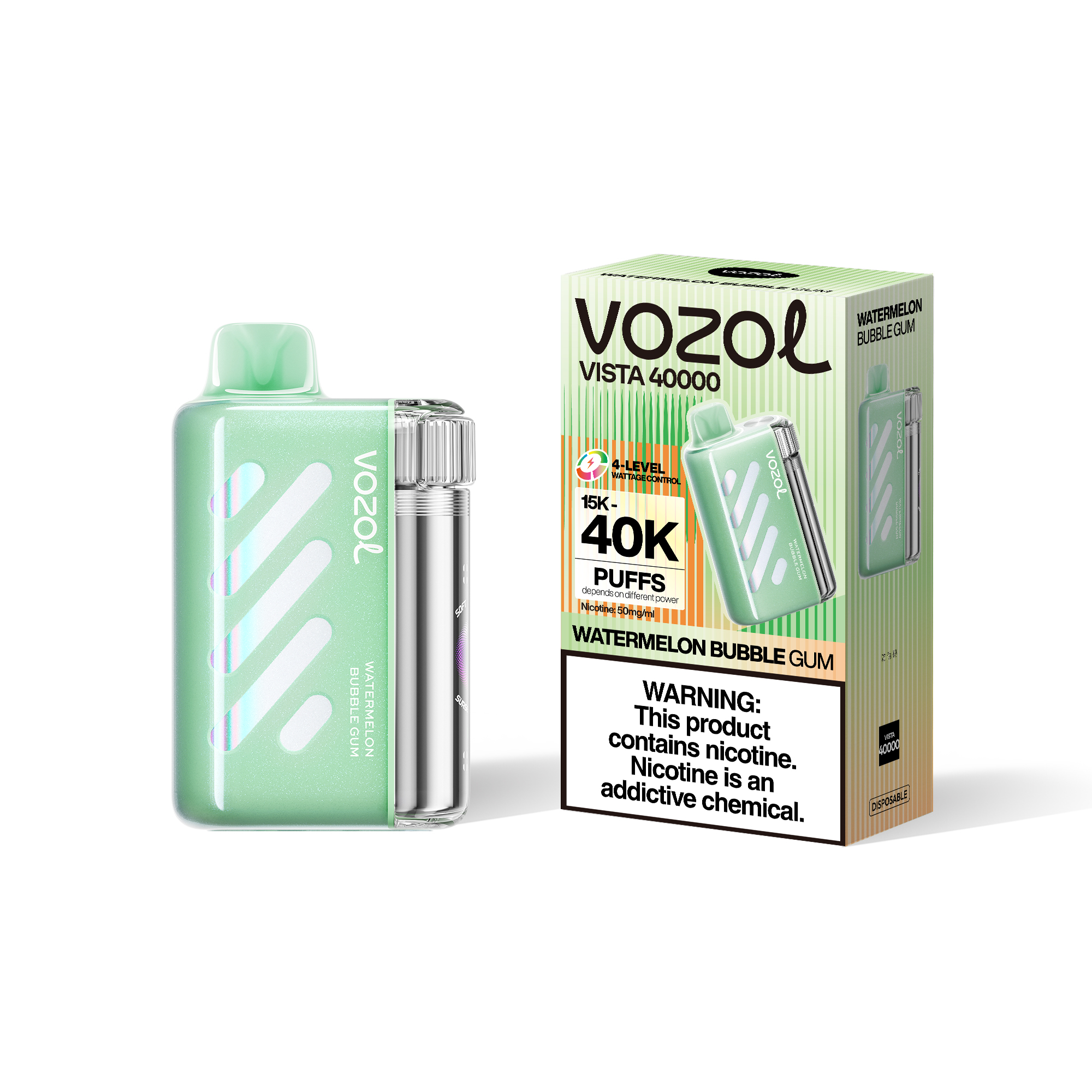 VOZOL Vista 40000 - Watermelon Bubble Gum