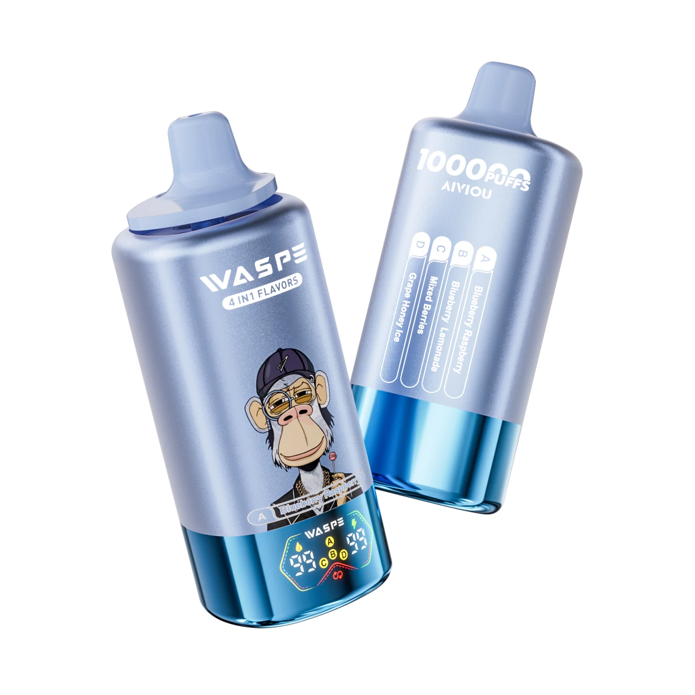 Waspe Aiviou 100K - Blueberry Raspberry & Blueberry Lemonade & Mixed Berries & Grape Honey Ice