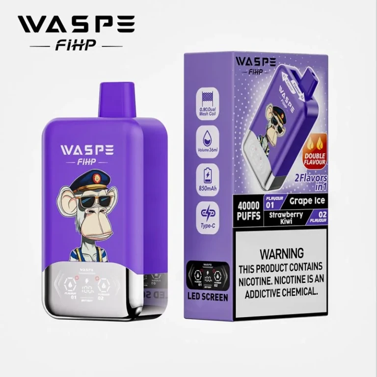 Waspe FIHP 40000 - Grape Ice & Strawberry Kiwi